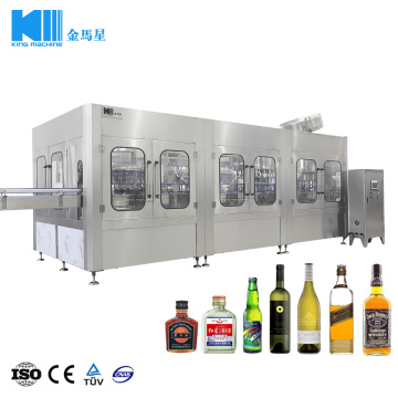 6000bph Automatic Whiskey Bottle Filling Machine for Wine Production Line